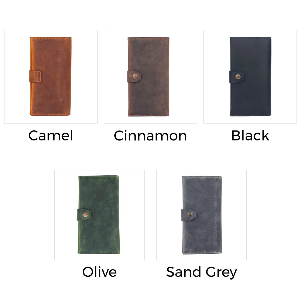Personalized Leather Wallet for Women