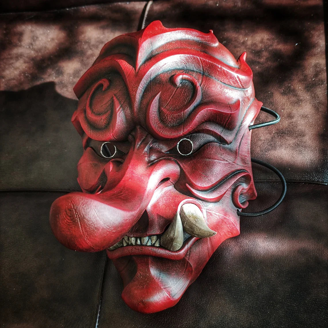 Japaneese Tengu Mask Oni Demon