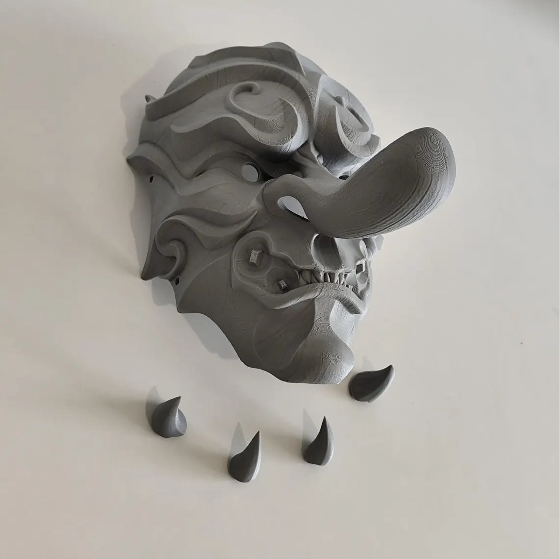 Japaneese Tengu Mask Oni Demon