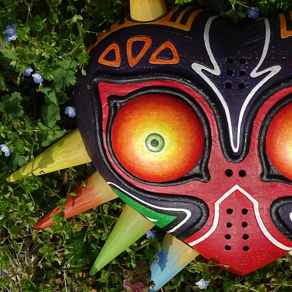 Wooden Majorae Mask