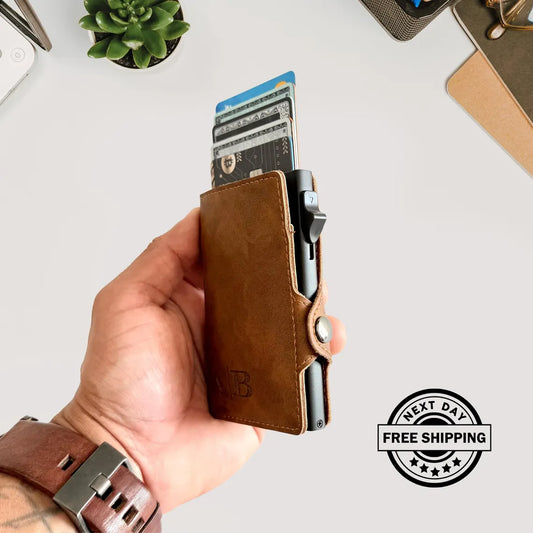 Smart Cowhide Leather Wallet