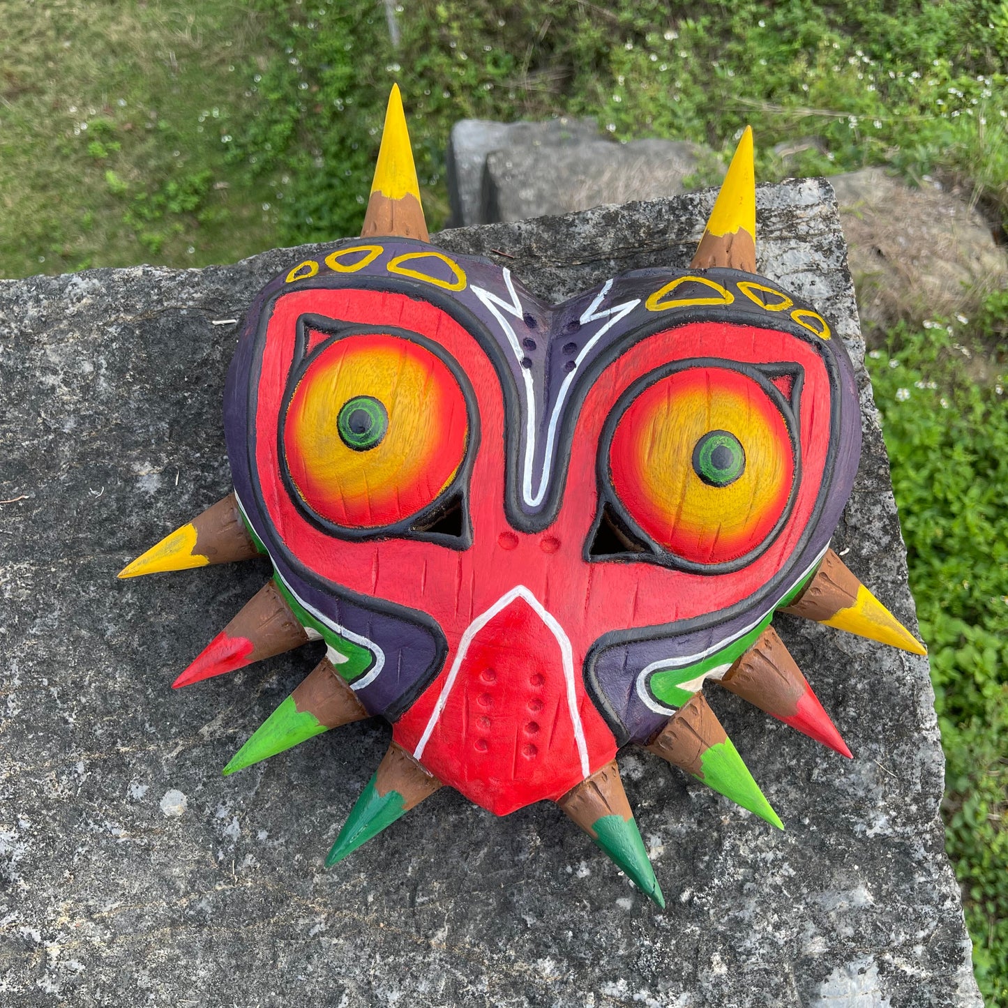 Wooden Majorae Mask